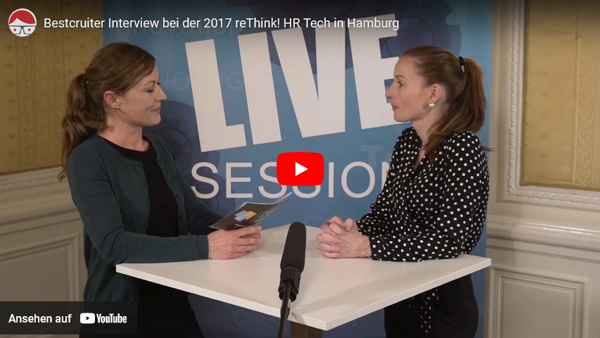 Bestcruiter Interview bei der 2017 reThink! HR Tech in Hamburg